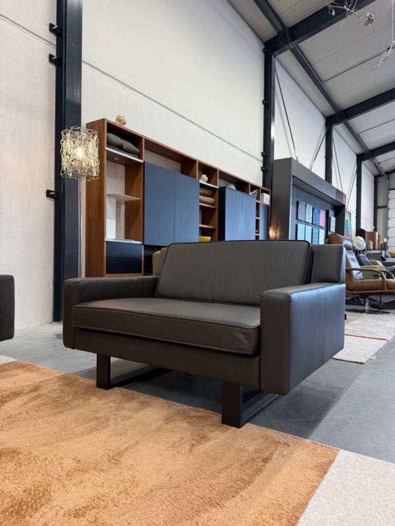 Showmodel Gelderland 7850 Loveseat bruin leer Stoel, Nieuw, Ophalen of Verzenden, Gelderland, Industrieweg 15