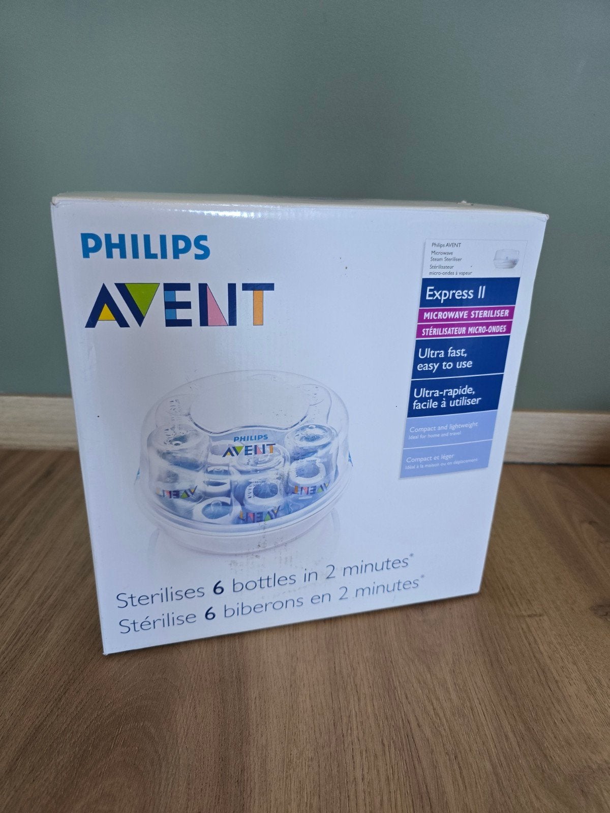 Philips Avent Magnetron Sterilisator Express II, Ophalen, Gebruikt, Sterilisator, Philips Avent