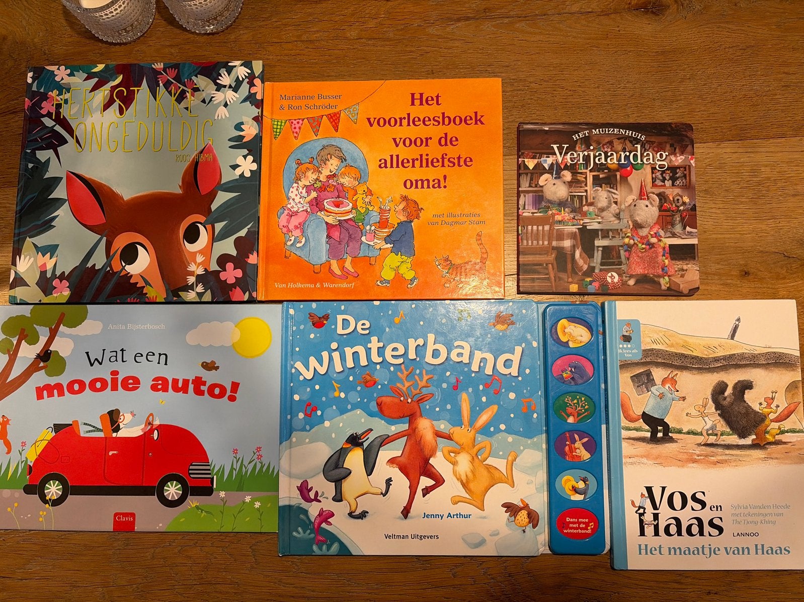 6 Kinderboeken: Wat een mooie auto!, De winterband, etc., Ophalen of Verzenden, Gelezen, Uitklap-, Voel- of Ontdekboek, 2 tot 3 jaar