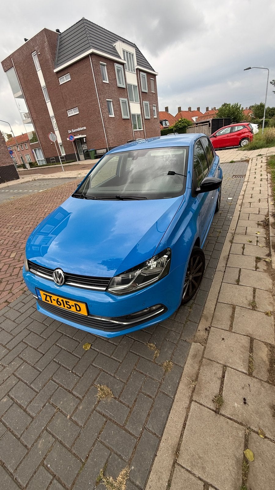 Volkswagen Polo 1.0 TSI 55KW 2014 Blauw, Auto's, Voorwielaandrijving, Blauw, Handgeschakeld, Particulier
