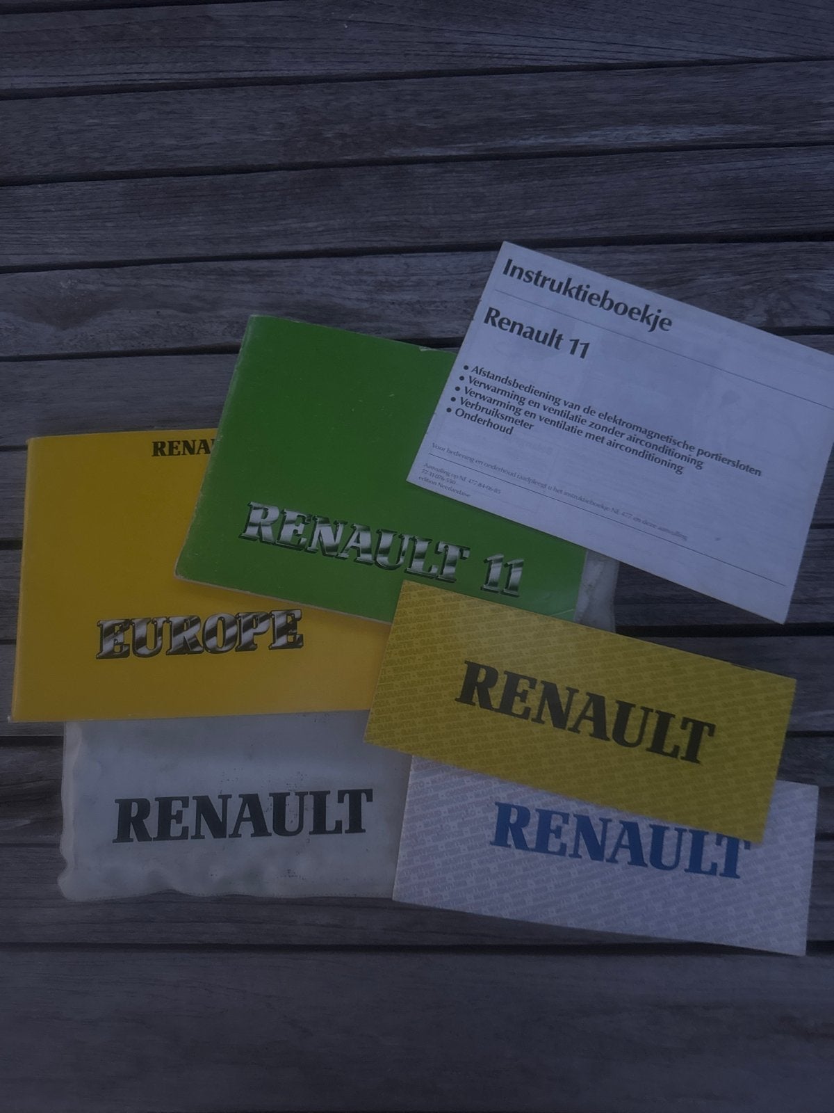 Renault 11 Instructieboekje en documentatie, Ophalen of Verzenden