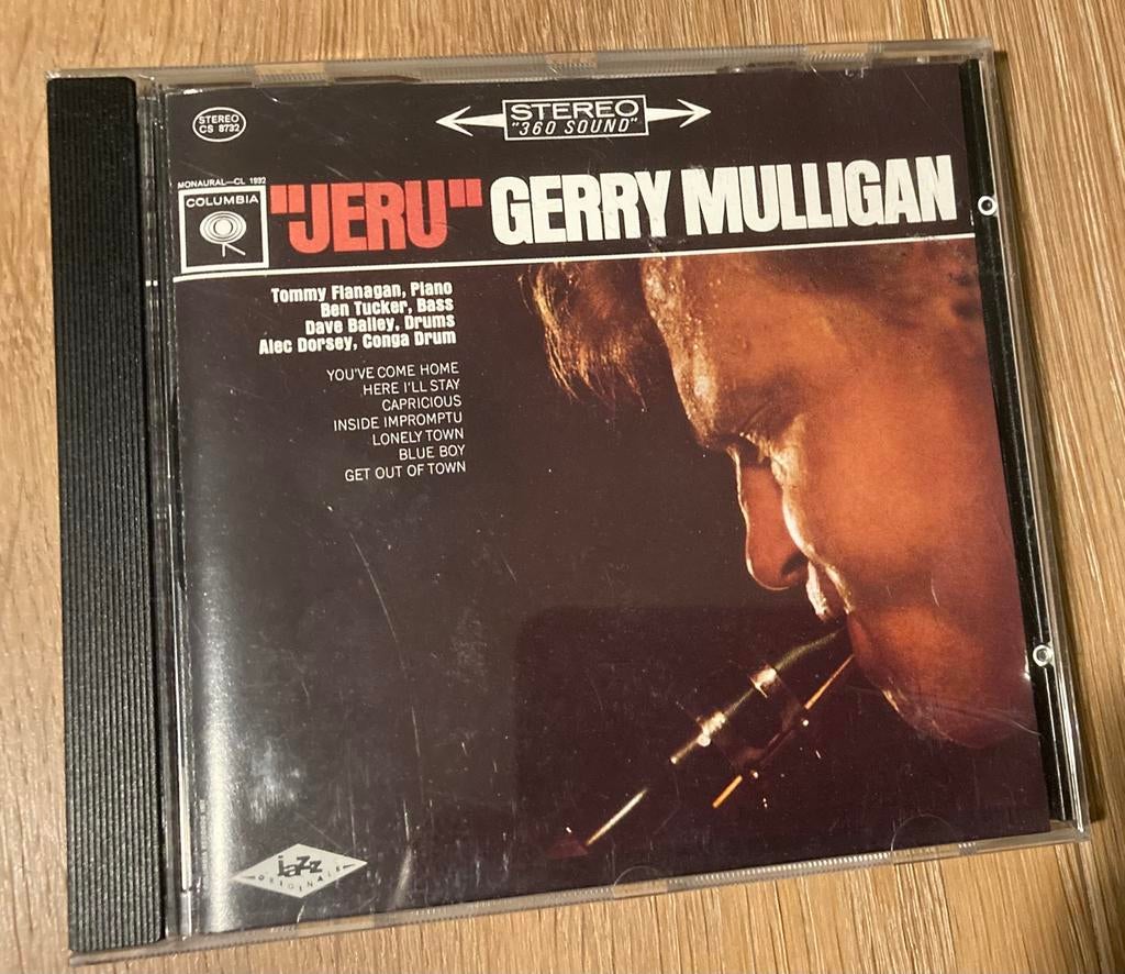Gerry Mulligan - “Jeru” (cd), Ophalen of Verzenden, 1960 tot 1980, Gebruikt, Jazz