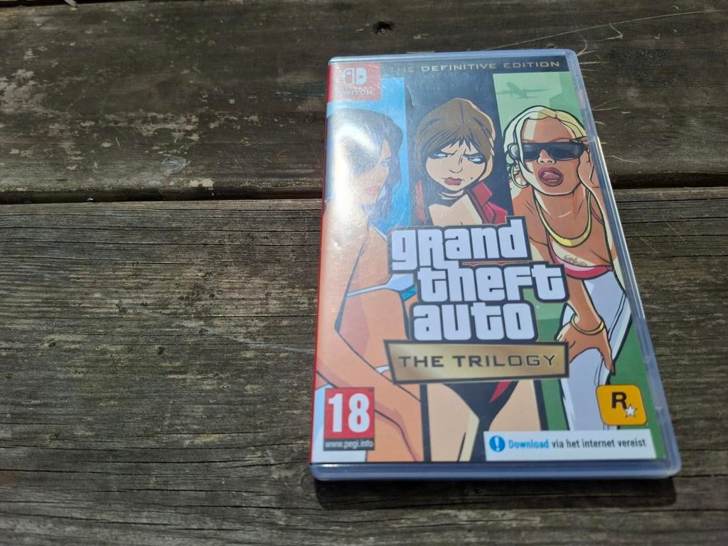 Gta trilogy voor de nintendo switch prijs 35 euro, Spelcomputers en Games, Avontuur en Actie, Vanaf 18 jaar, 1 speler, Ophalen of Verzenden