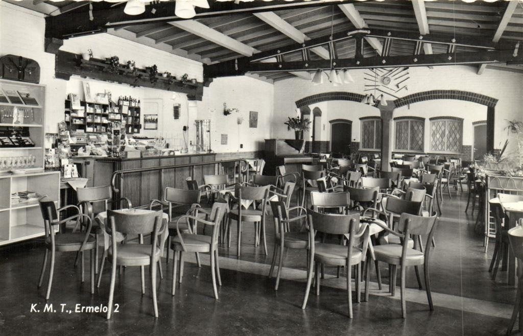 K.M.T., Ermelo 2 - interieur - 1964 gelopen, Ophalen of Verzenden, 1960 tot 1980, Gelopen, Gelderland