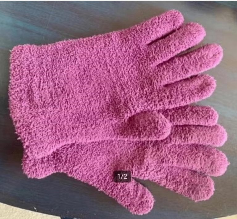 Warme, paarse handschoenen, dameshandschoenen voor winter, Ophalen of Verzenden, Gedragen, Handschoenen