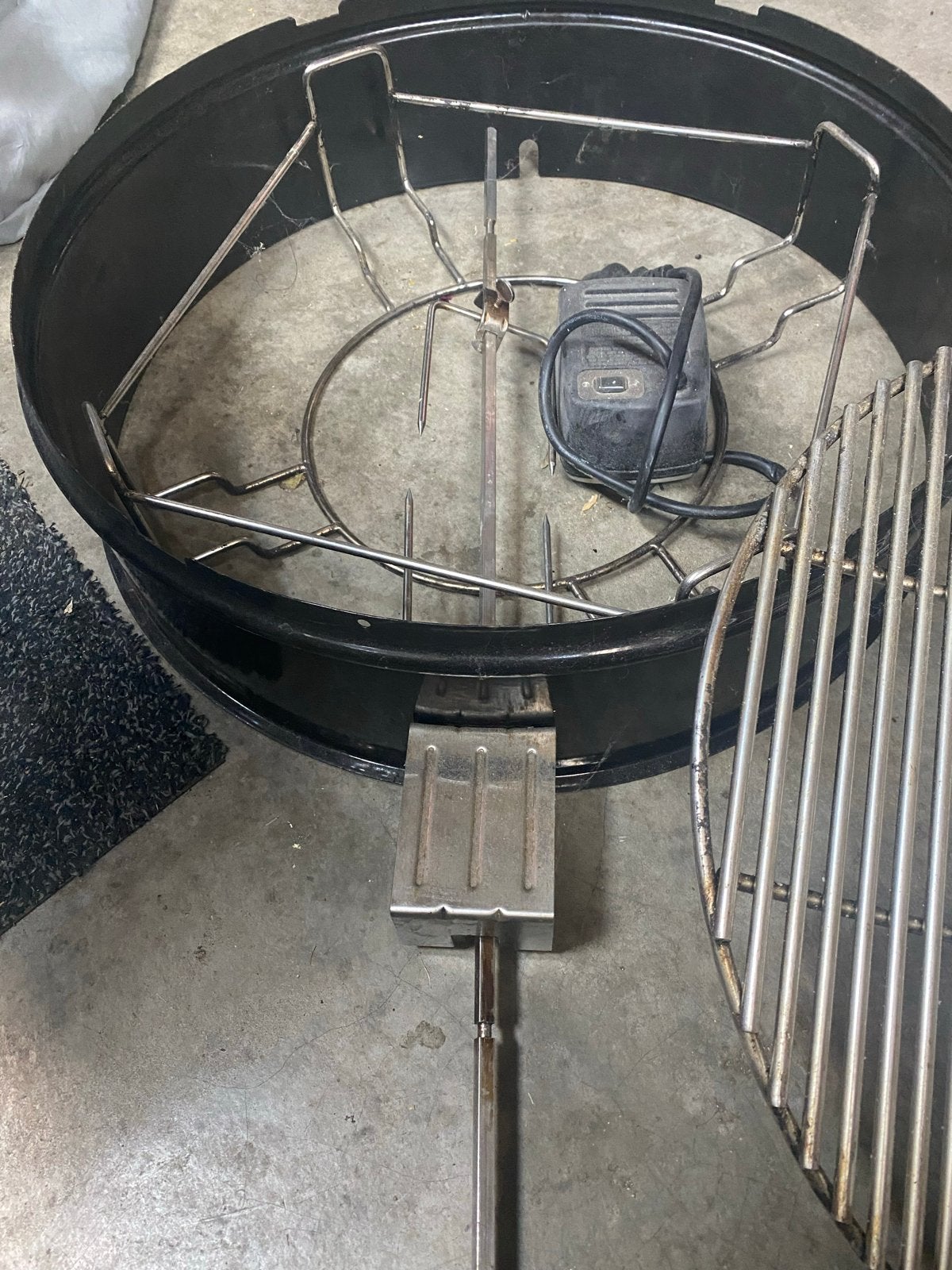 Weber Rotisserie voor 57cm BBQ, Ophalen, Gebruikt