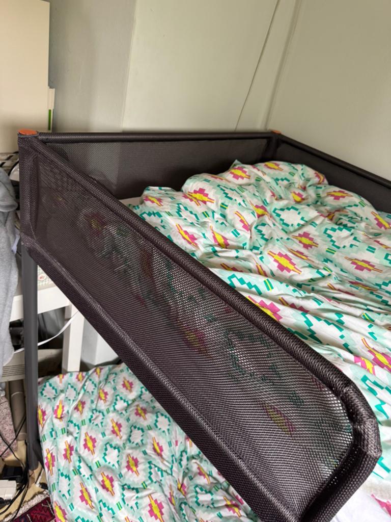 IKEA Tuffing metalen stapelbed 200x90 cm., Ophalen, Gebruikt, 90 cm, 160 tot 180 cm