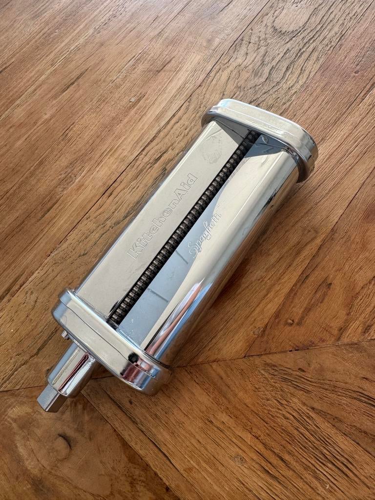 KitchenAid Spaghetti Opzetstuk voor Pastamachine, Gebruikt, Zilver, Ophalen of Verzenden, Metaal