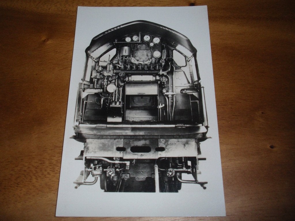 Trein L.N.E.R. Locomotief No. 10.000 Cabine met info, Verzenden, 1940 tot 1960, Ongelopen, Voertuig