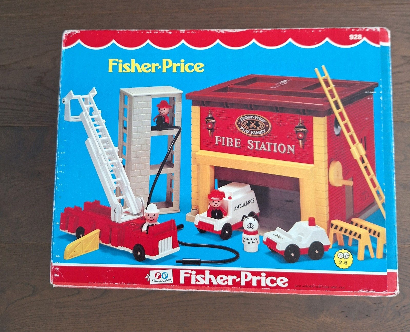 Fisher-Price brandweerkazerne, Ophalen of Verzenden, Gebruikt, Speelset
