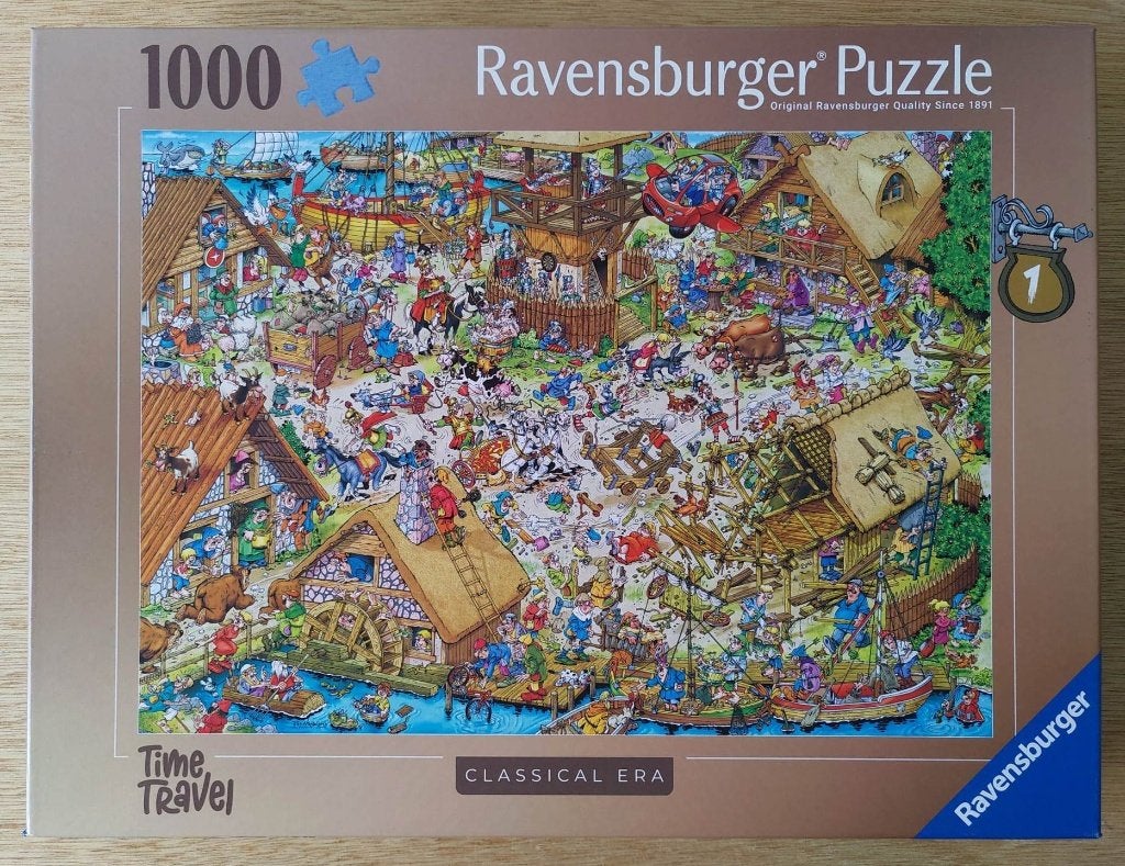 Ray Nicholson puzzel - Time Travel 1 - Classical Era, Ophalen, 500 t/m 1500 stukjes, Zo goed als nieuw, Legpuzzel