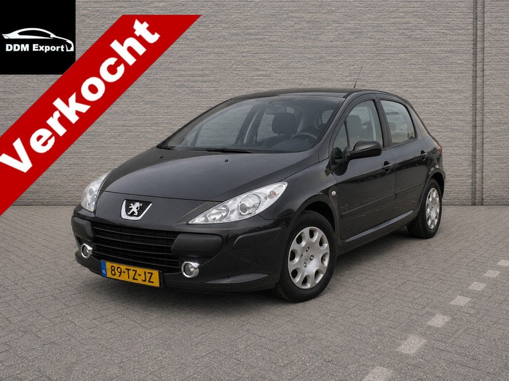Peugeot 307 1.6 HDi XT | Airco | Radio | 5-deurs | Cruise co, Auto's, Peugeot, Voorwielaandrijving, 4 cilinders, 1360 kg, Zwart