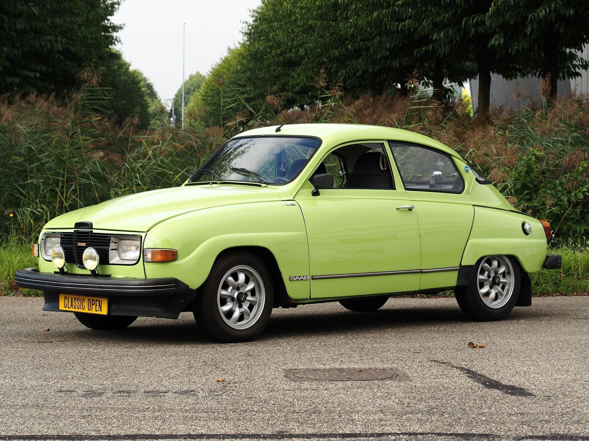 Saab 96, Bedrijf, Handgeschakeld, Grijs, Saab 96