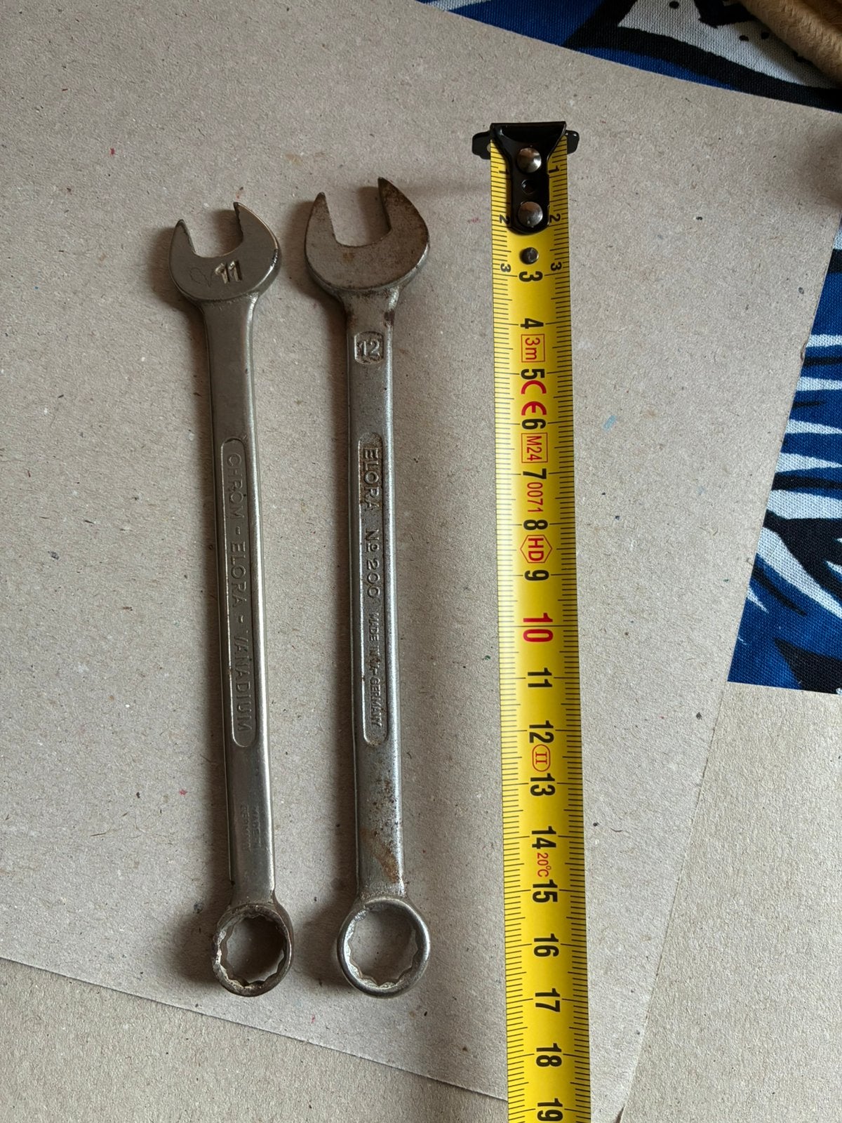 Lange elora 11 en 12 ring steeksleutel, Auto diversen, Autogereedschap, Ophalen of Verzenden, Zo goed als nieuw
