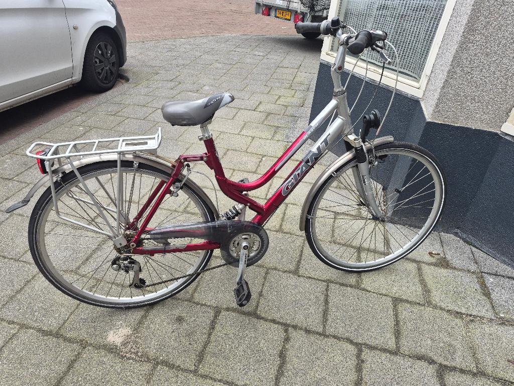 Giant Blazer Damesfiets, rood,  21 versnellingen, 50 cm, Velgrem, Versnellingen, Ophalen, Overige merken