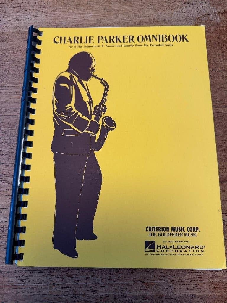 Charlie Parker Omnibook, Sax en Klarinet Book, Ophalen of Verzenden, Zo goed als nieuw, Alt