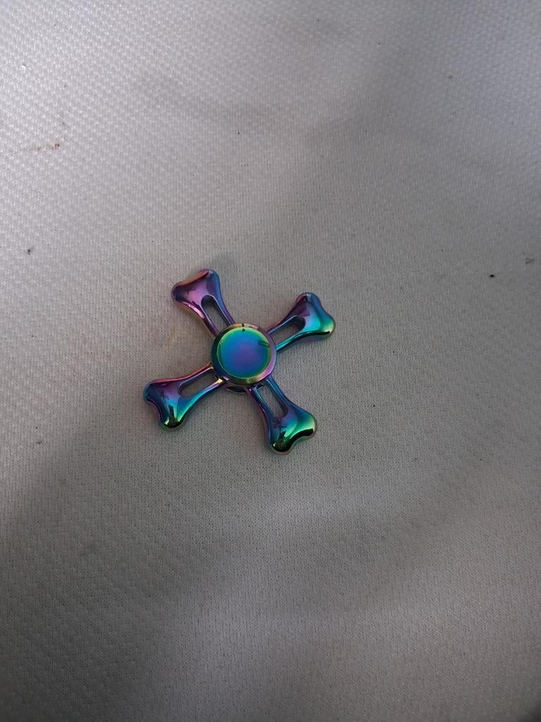 Kleurrijke Fidget Spinner - Stressvermindering Speelgoed, Kinderen en Baby's, Ophalen of Verzenden, Gebruikt, Jongen of Meisje