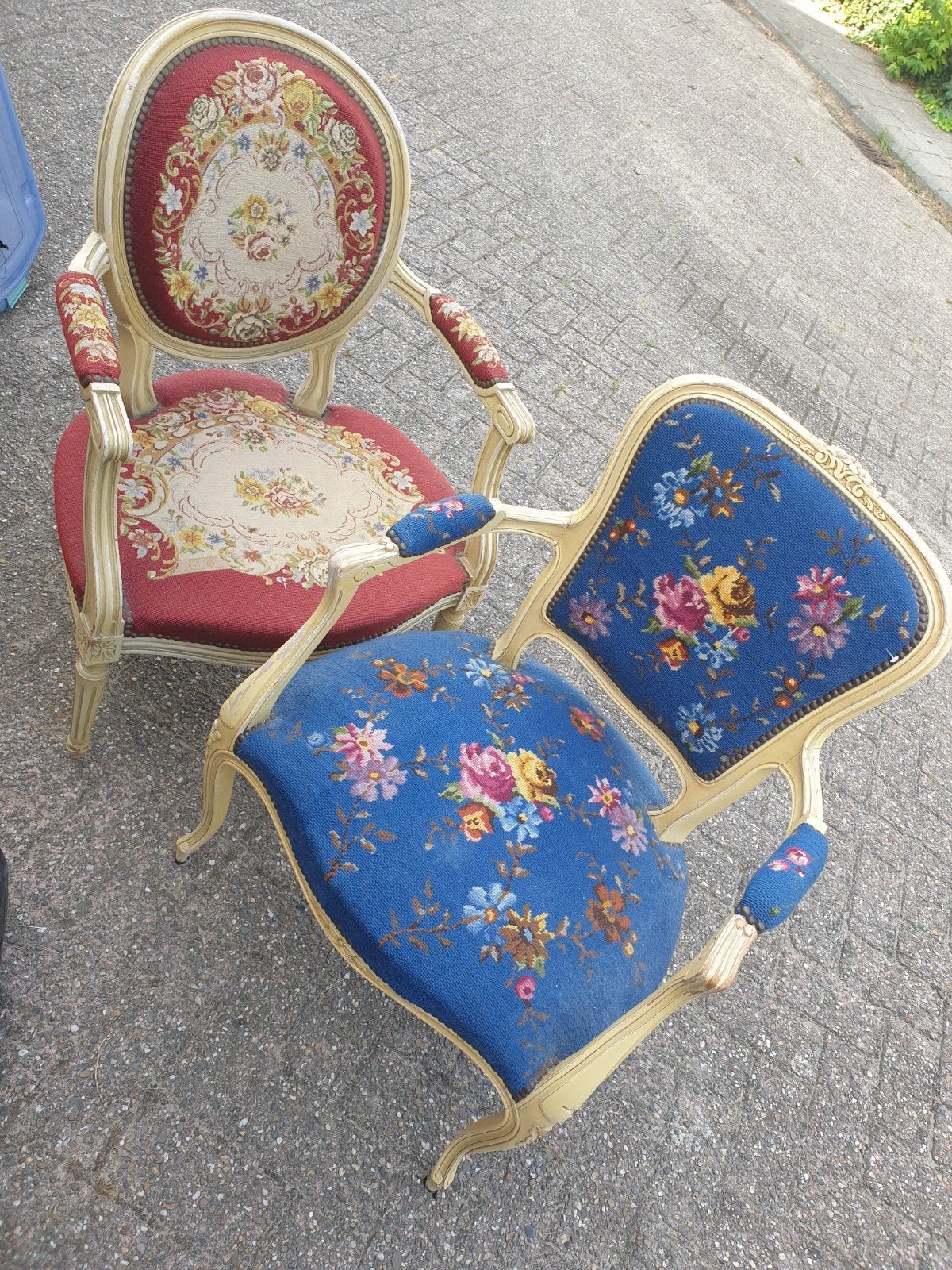 ann Queen 2 barok vintage stoelen, Ophalen of Verzenden