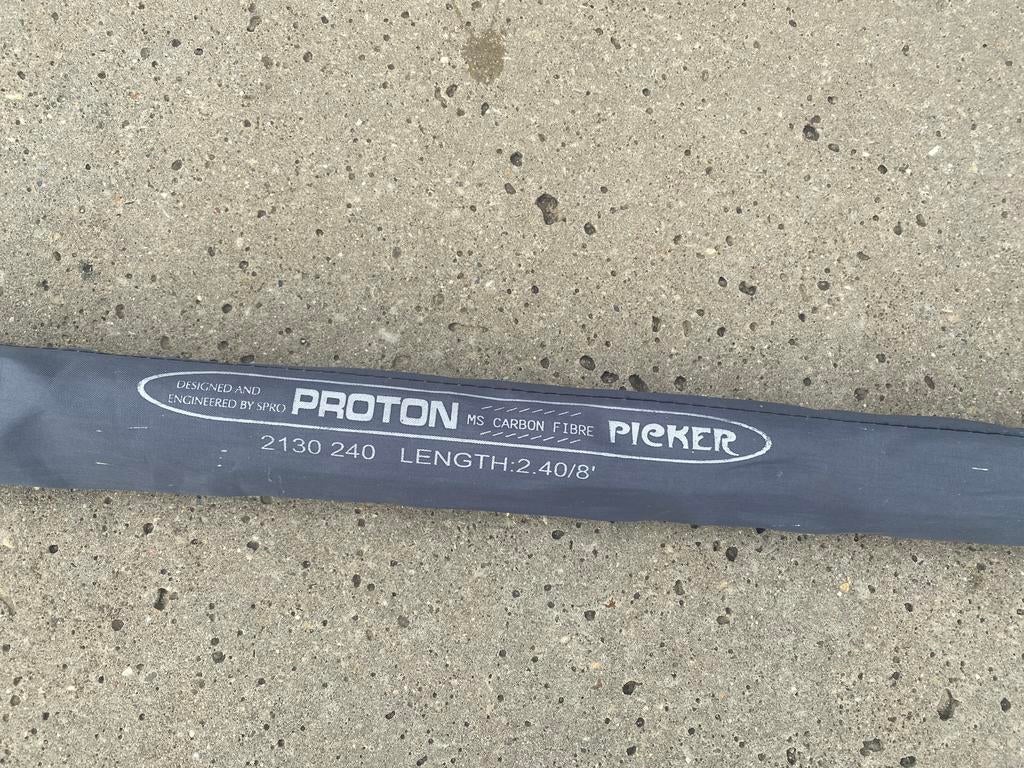 Carbon proton picker  werphengel 240cm, Ophalen of Verzenden, Zo goed als nieuw