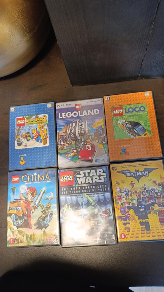 Lego PC Games Collectie, Spelcomputers en Games, Games | Pc, Gebruikt, Overige genres, 1 speler, Ophalen of Verzenden