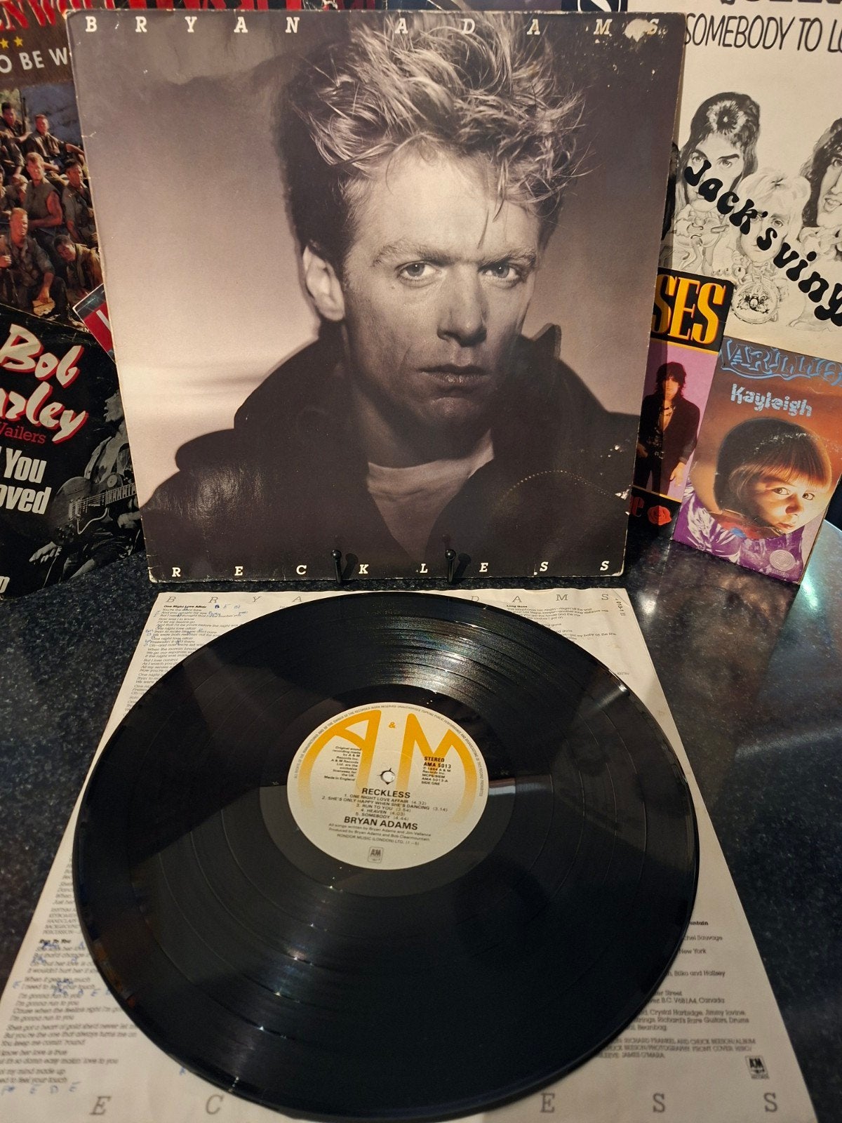 Bryan Adams - Reckless LP (1984), LP, Gebruikt, Overige formaten, Ophalen of Verzenden