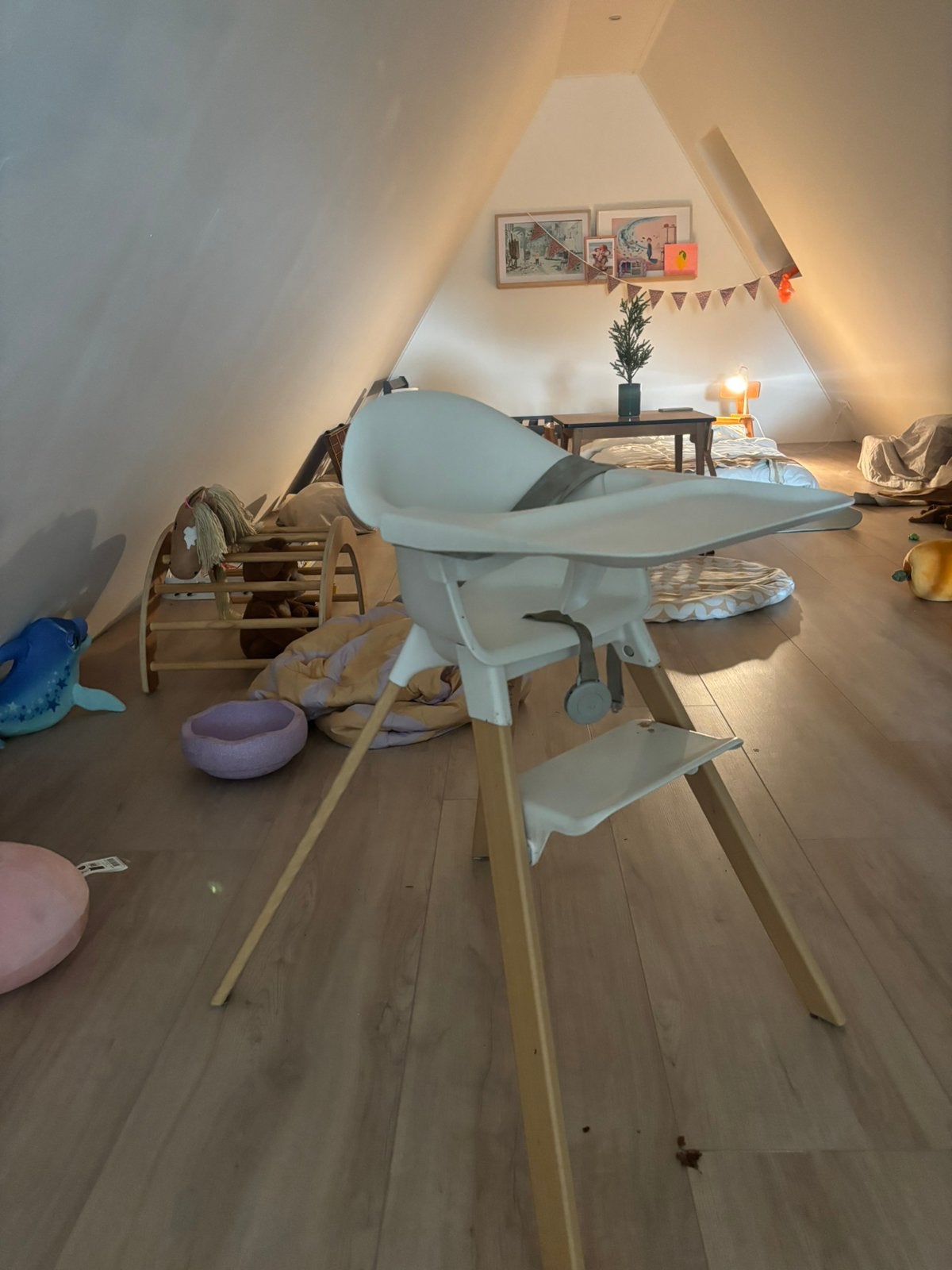 Stokke Clikk kinderstoel, Kinderen en Baby's, Ophalen of Verzenden, Gebruikt, Inklapstoel
