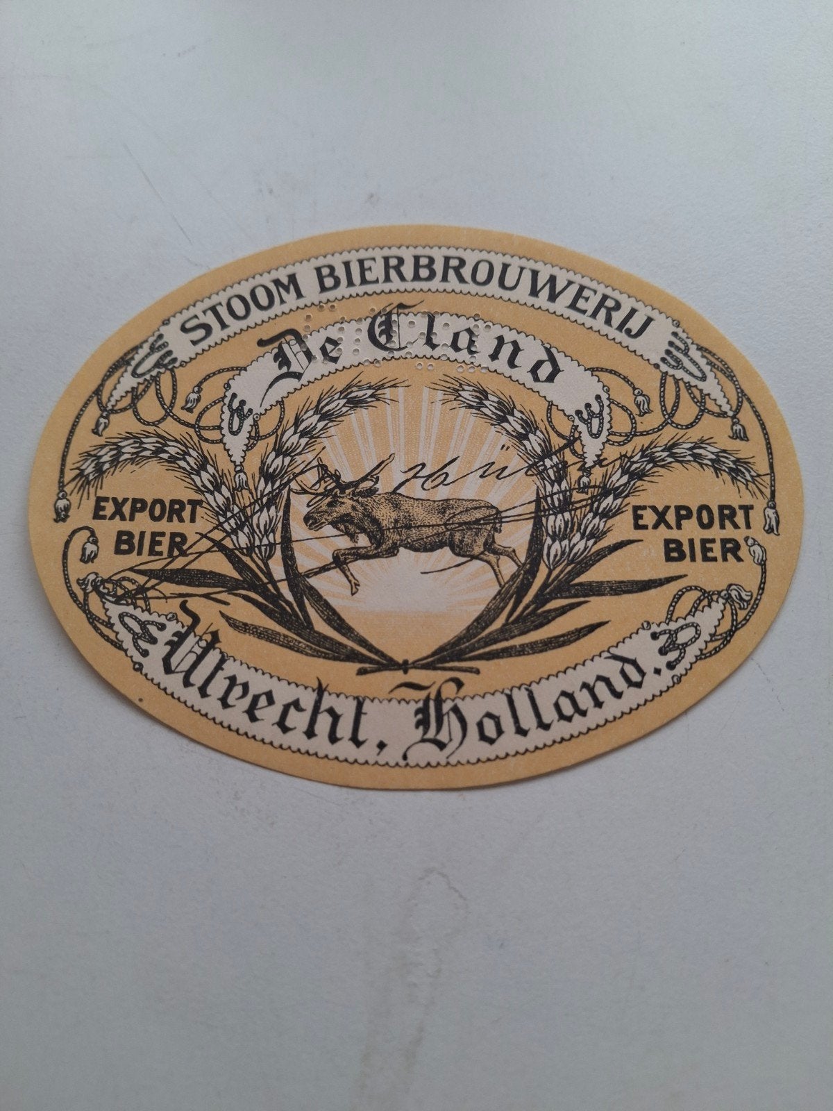 etiket Phoenix brij Amersfoort, Verzamelen, Ophalen of Verzenden, Zo goed als nieuw, Overige typen, Overige merken