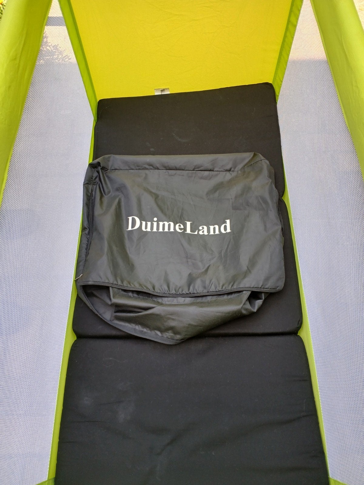 Duimeland matras, Ophalen, Gebruikt