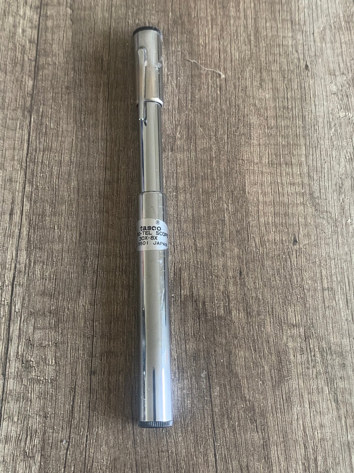 Tasco Micro-Tel Scope 30X-8X Monoculair Japan, Ophalen of Verzenden, Gebruikt, Minder dan 80 mm, Onderdelen of Toebehoren