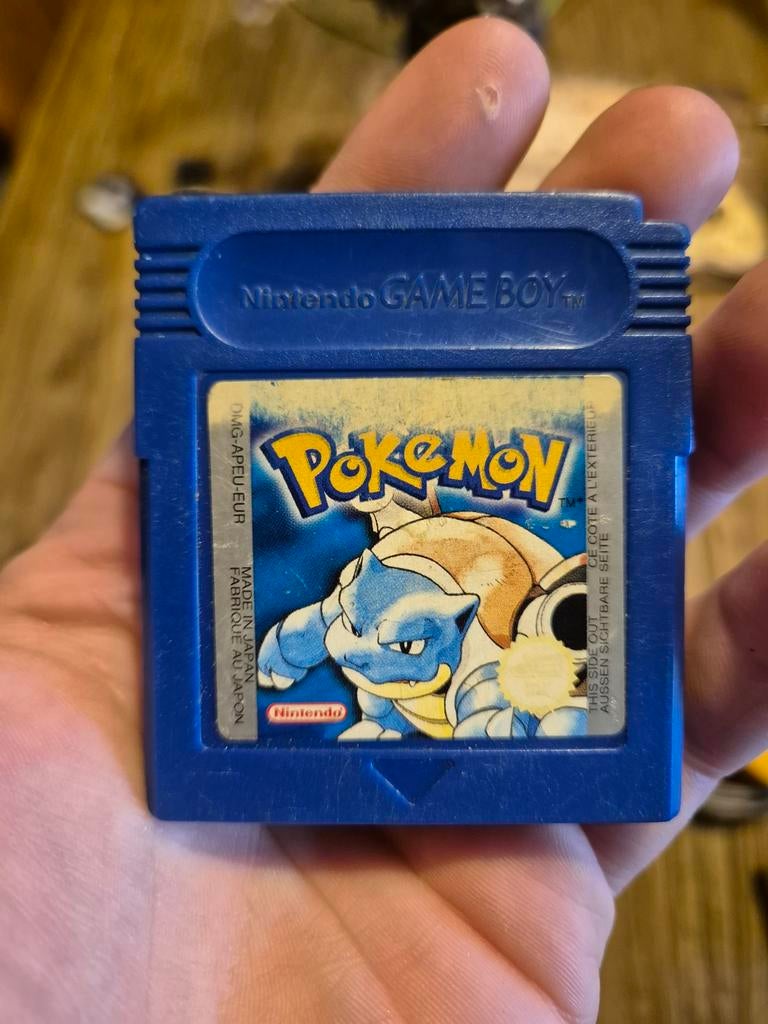 Pokemon Blauw Game Boy - Volledig gevuld & werkende save, Spelcomputers en Games, Games | Nintendo Game Boy, Gebruikt, Role Playing Game (Rpg)