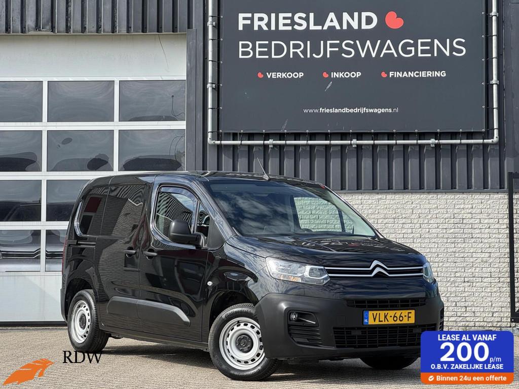 Citroen Berlingo 1.5 BlueHDI Club Trekhaak/Carplay/Cruise/Pa, Auto's, Bestelauto's, Voorwielaandrijving, Stof, 4 cilinders, Citroën