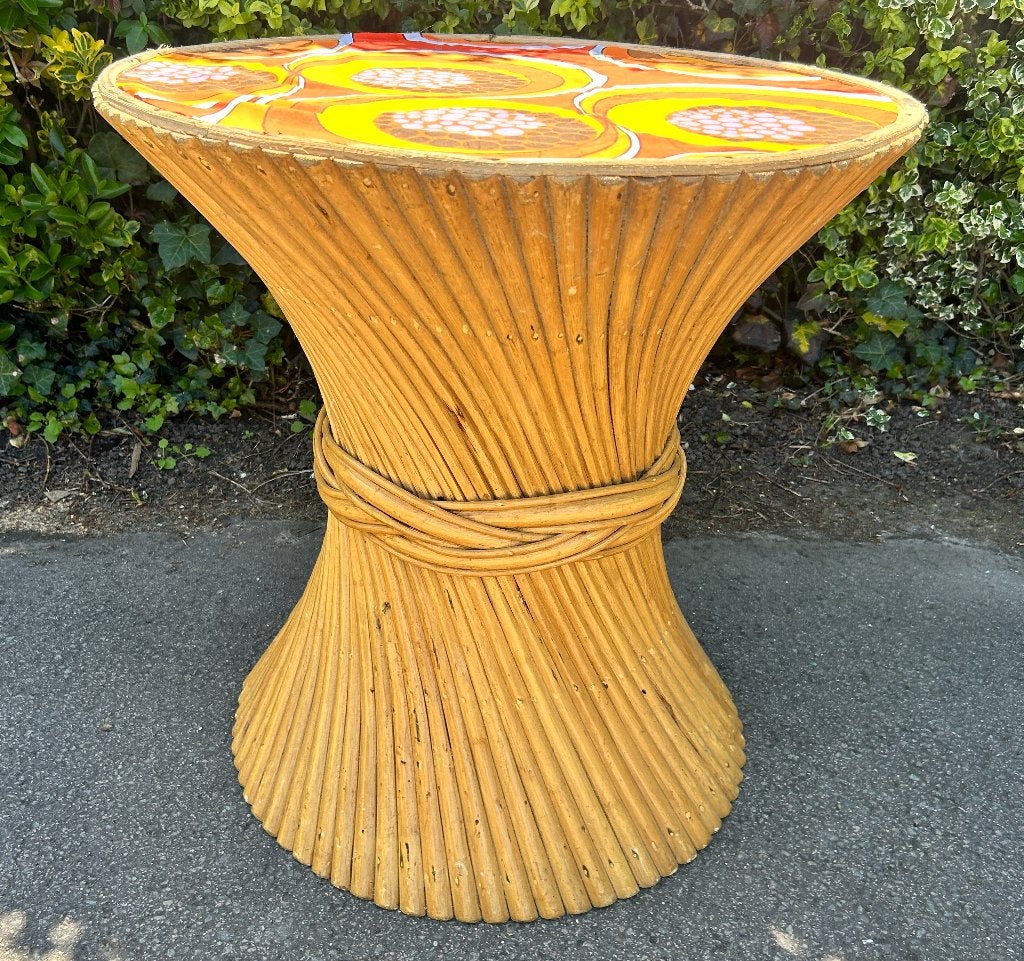 Teab; McGuire rotan "Wheat Sheaf" tafel jaren '70 Diabolo, Ophalen