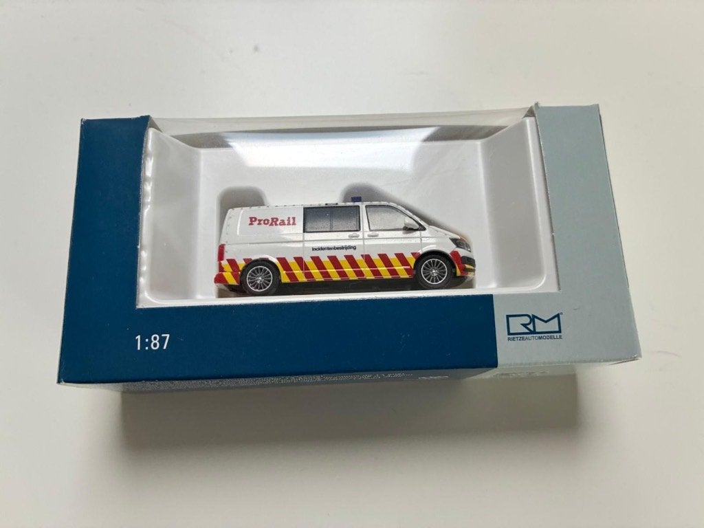 Rietze H0 VW T6 ProRail (NL) 53830, Ophalen, Zo goed als nieuw, Auto, Rietze