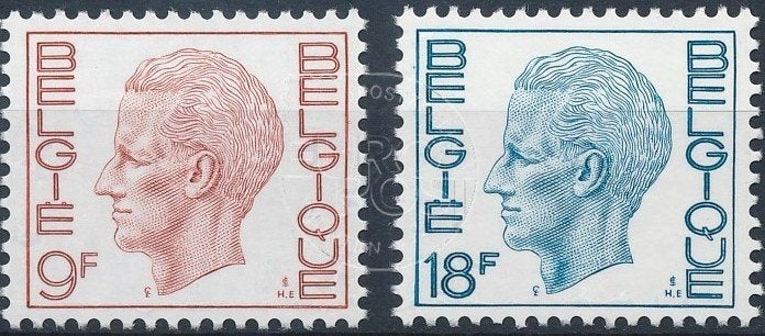 België 1980 - OBP 1962-1963 - Koning Boudewijn Elström, Postzegels en Munten, Postzegels | Europa | België, Koninklijk huis, Frankeerzegel