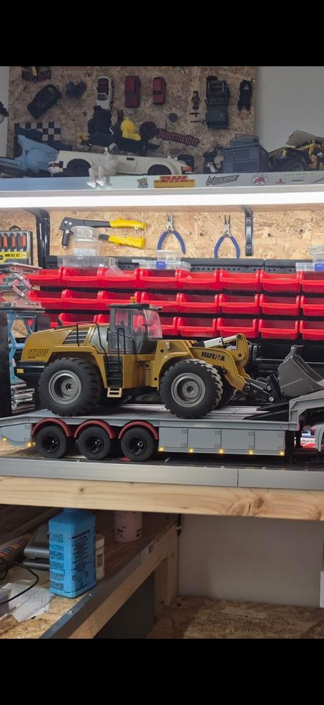 Huila strong shovel, Auto offroad, Schaal 1:14, Zo goed als nieuw, RTR (Ready to Run)