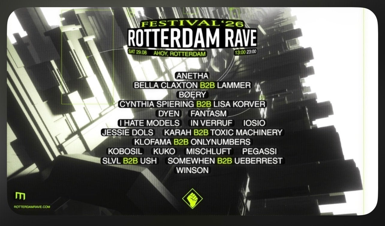 Rotterdam Rave Festival 1x Ticket, Eén persoon