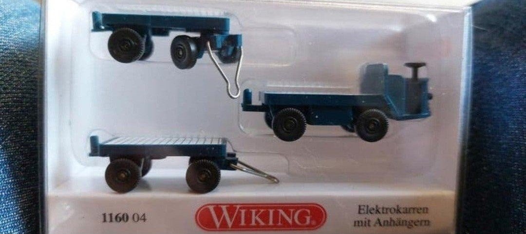 H0LK 0924 ELECTRISCHE PERRONWAGENTJE 1/87, Ophalen of Verzenden, Nieuw, Bus of Vrachtwagen, Wiking