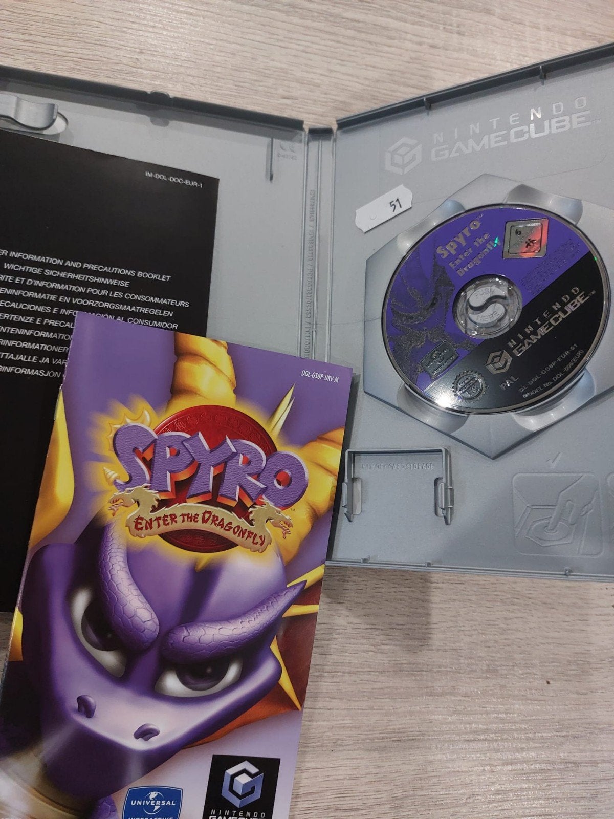 Spyro Enter The Dragonfly  Nintendo Gamecube., Avontuur en Actie, 1 speler, Ophalen of Verzenden, Zo goed als nieuw