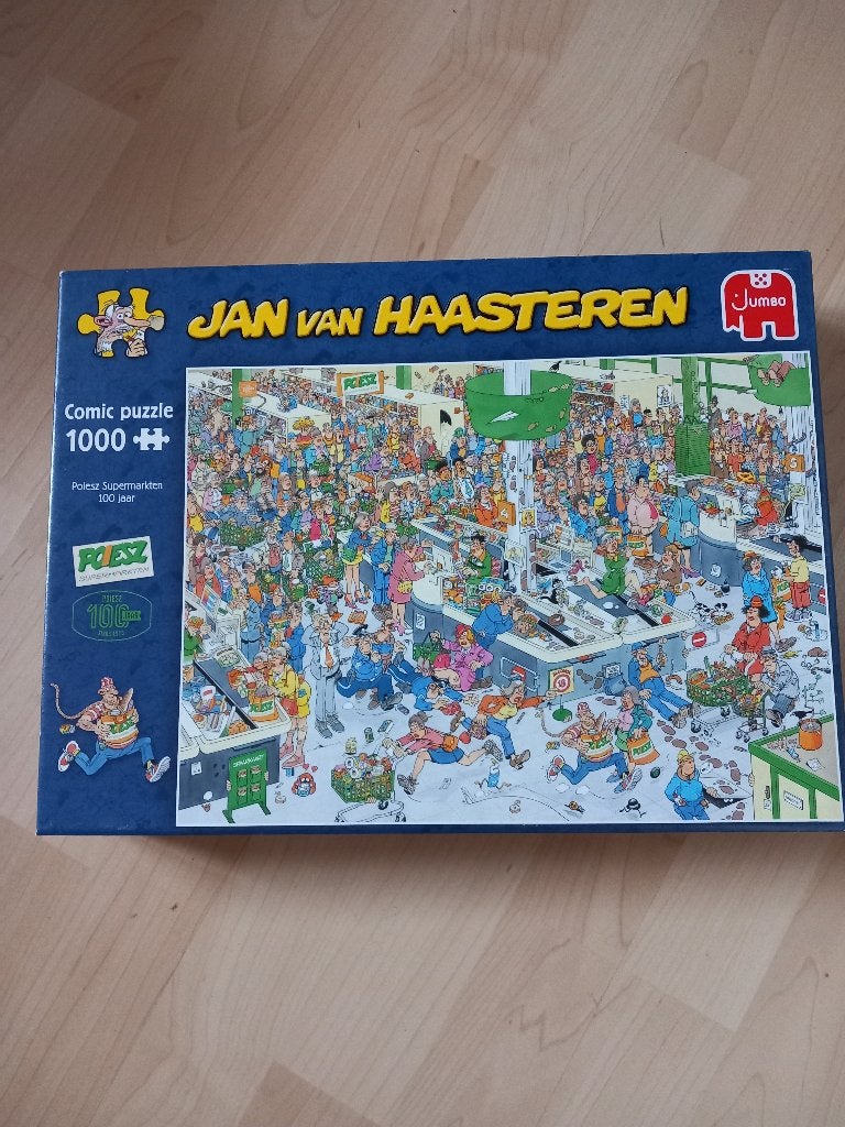 Jan van Haasteren, Ophalen, 500 t/m 1500 stukjes, Zo goed als nieuw