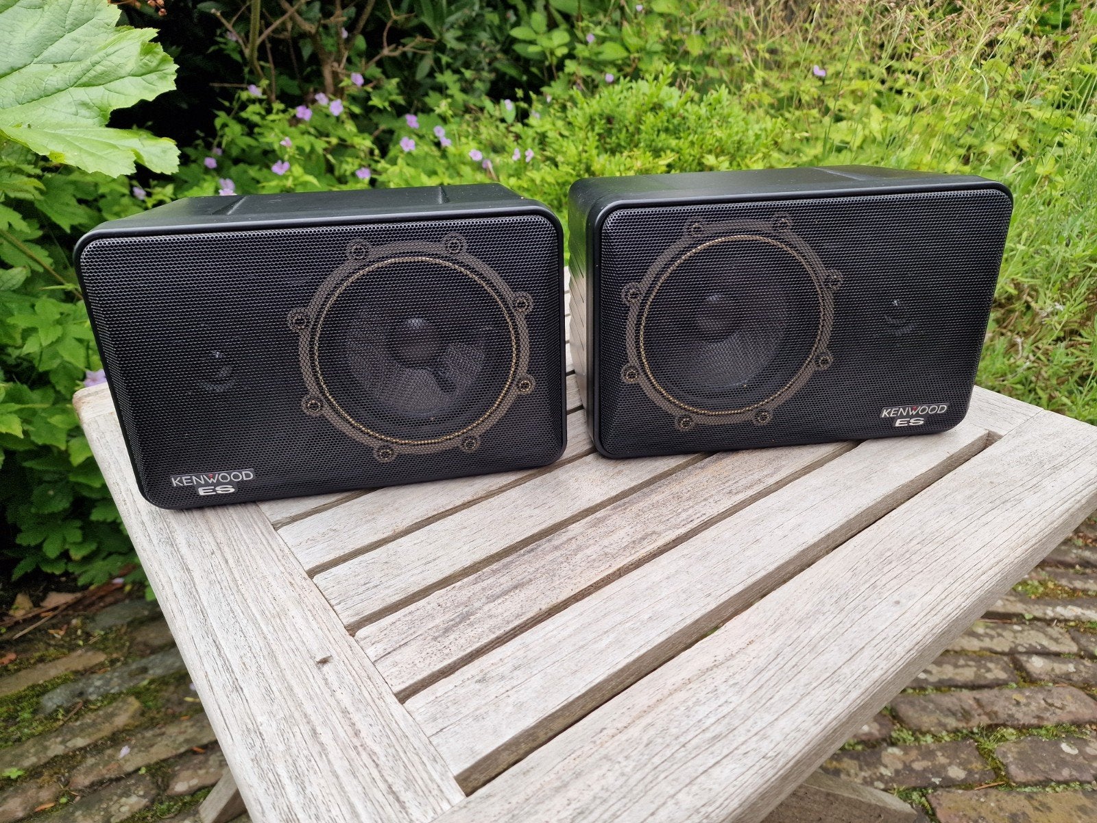 Kenwood CM-7ES boekenplank speakers., Overige merken, Gebruikt, Ophalen of Verzenden, 60 tot 120 watt