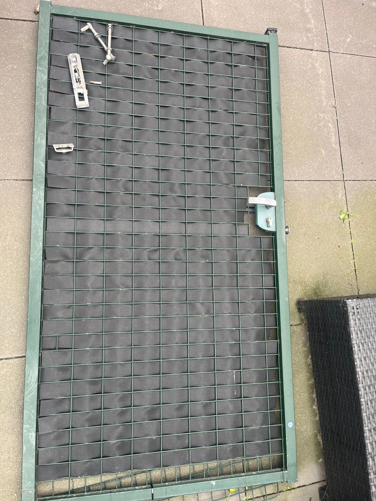 Poort hek 93,5 breed 180 hoog., Ophalen, Zo goed als nieuw, 150 tot 200 cm, Hout