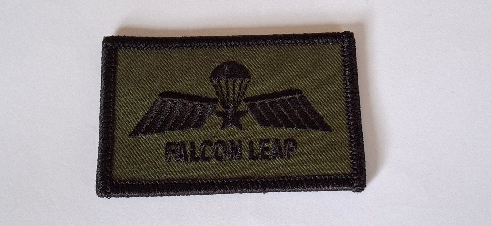 embleem Falcon Leap, Ophalen of Verzenden, Landmacht, Nederland, Embleem of Badge