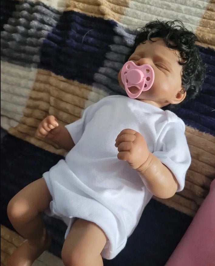 Reborn-babypop: schattig jongetje, Ophalen of Verzenden, Zo goed als nieuw, Flessen- of potjesverwarmer