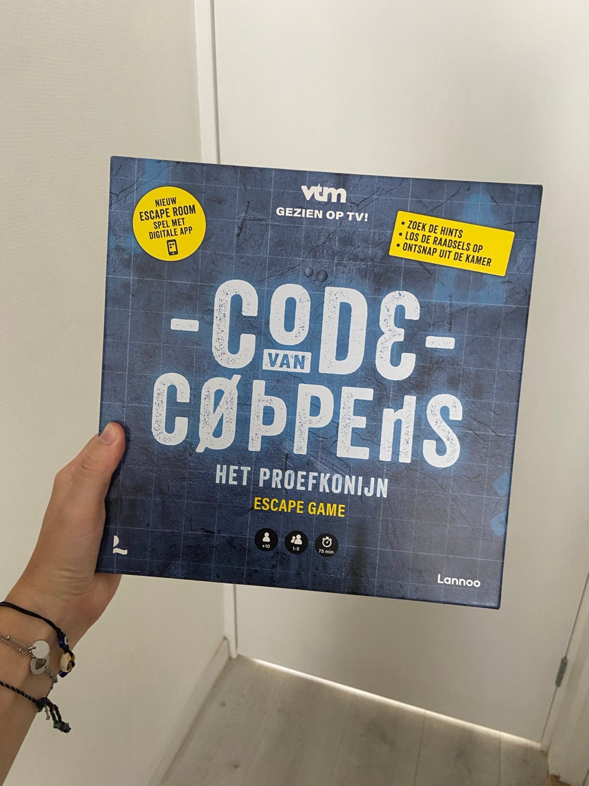 Als nieuw! Code van Coppens: Het Proefkonijn - Escape Game, Een of twee spelers, Ophalen of Verzenden, Zo goed als nieuw