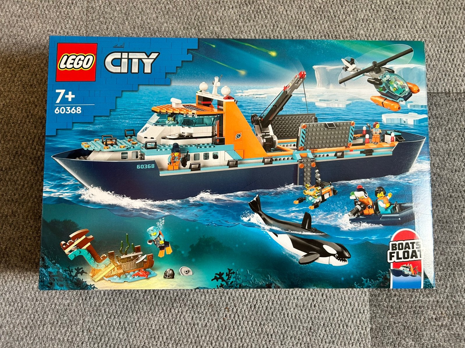 Lego City Poolonderzoek Schip 60368 Nieuw, City, Lego, Nieuw, Ophalen of Verzenden