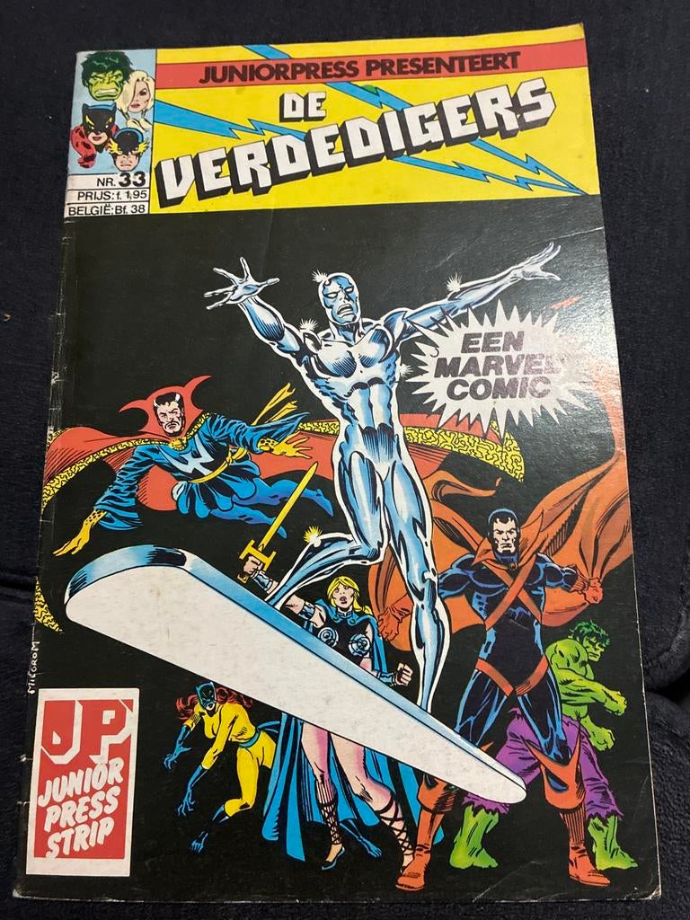 Junior Press Presenteert: De Verdedigers #33 - Marvel Comic, Eén comic, Ophalen of Verzenden, Gelezen, Amerika