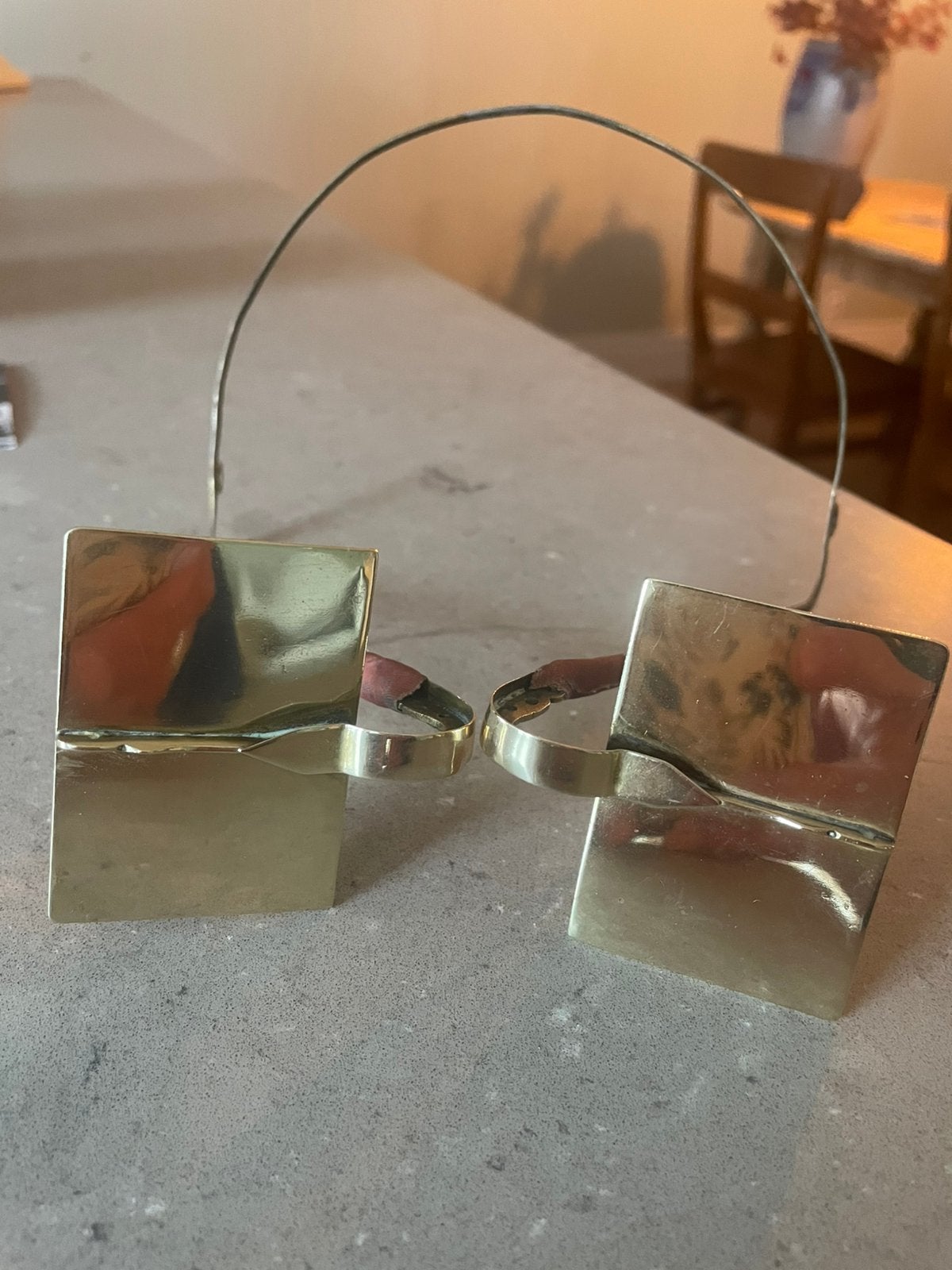 Origineel oorijzer klederdracht Zeeland koper, Antiek en Kunst, Ophalen of Verzenden