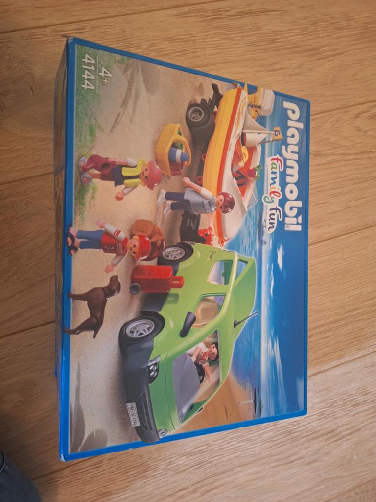 Playmobiel NIEUW. Gezinswagen + boot, Kinderen en Baby's, Speelgoed | Playmobil, Ophalen of Verzenden