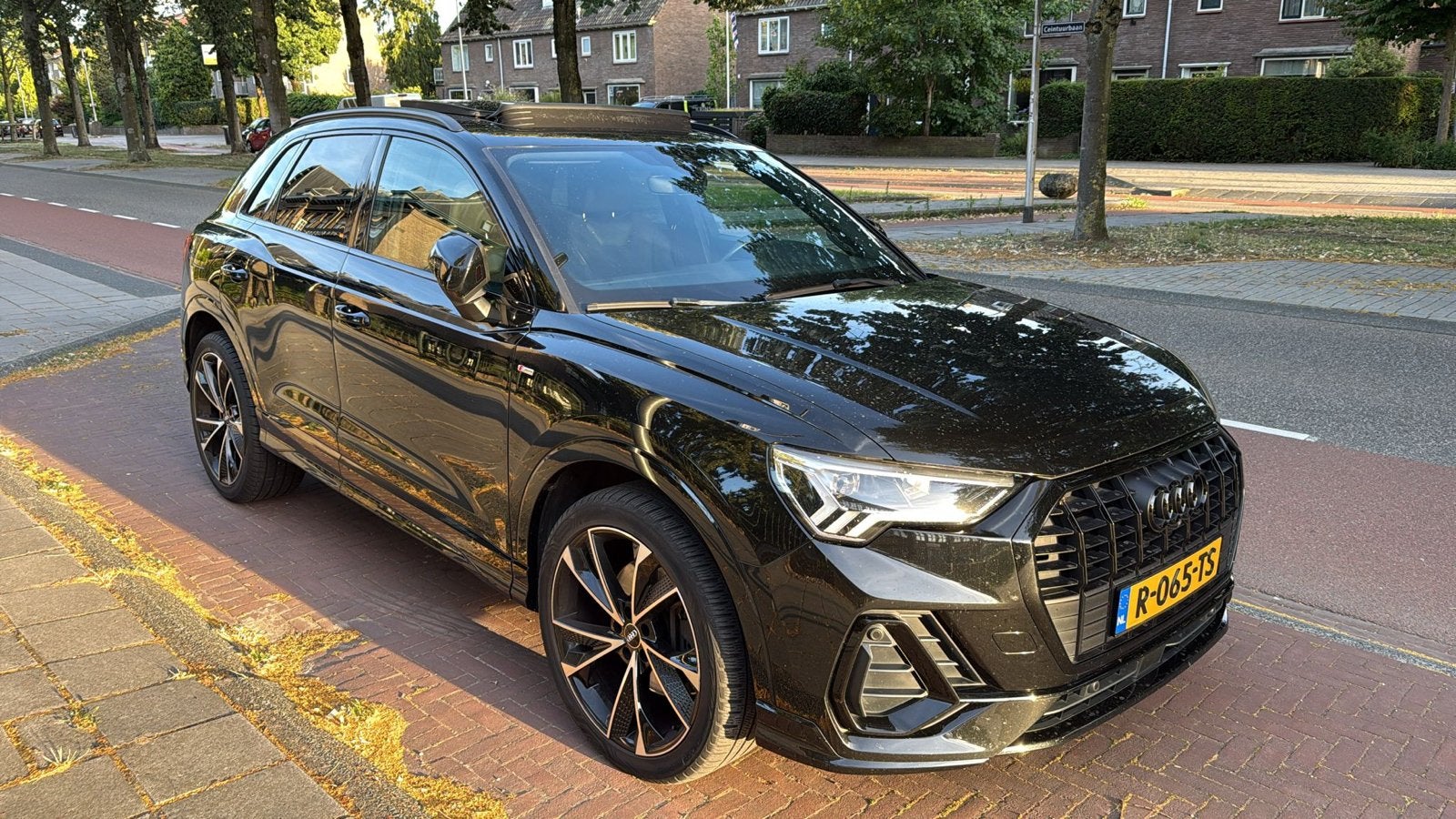 Audi Q3 45 Carplay  S Tronic Quattro 2019 Zwart inruil mog, Parkeerassistent, Zwart, 1595 kg, 1984 cc
