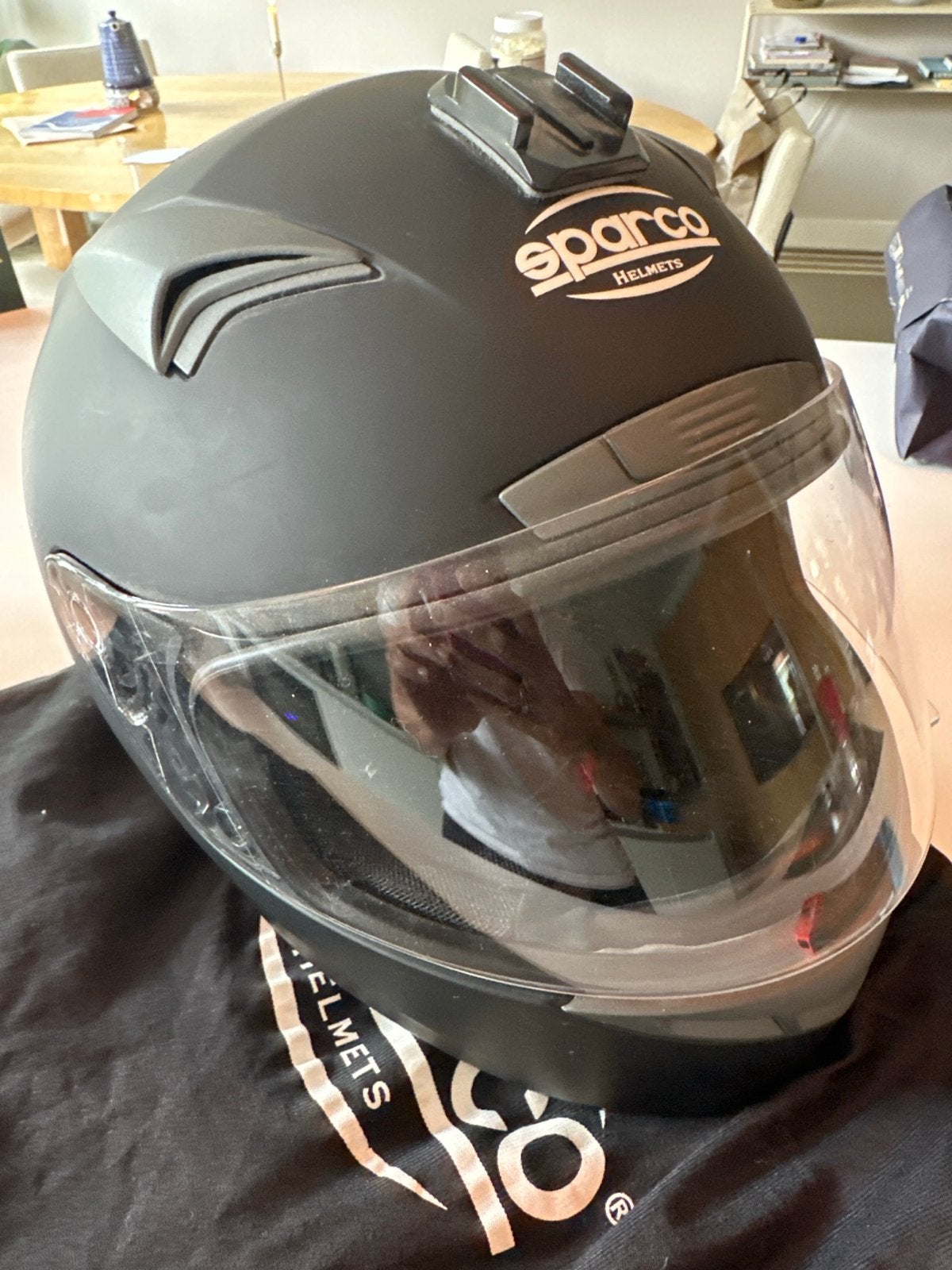 Sparco Integraalhelm - Maat M - Zo goed als nieuw, Overige merken, M, Heren, Ophalen of Verzenden